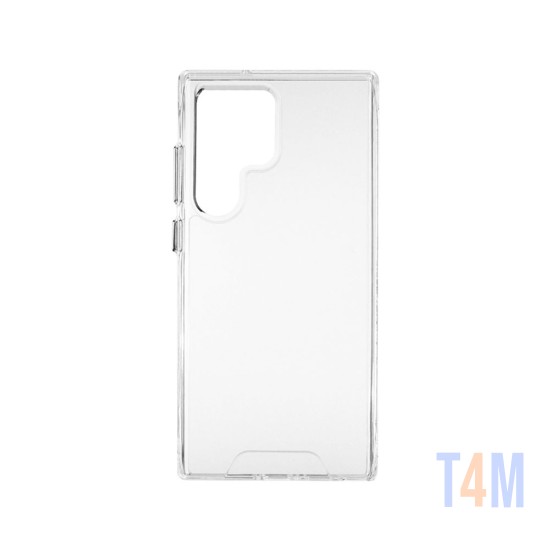 Capa de Silicone Duro para Samsung Galaxy S23 Ultra Transparente